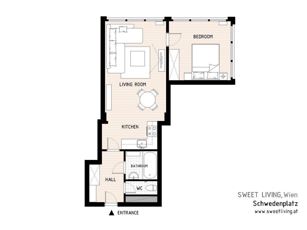 Living Schwedenplatz Apartment Wien Ngoại thất bức ảnh